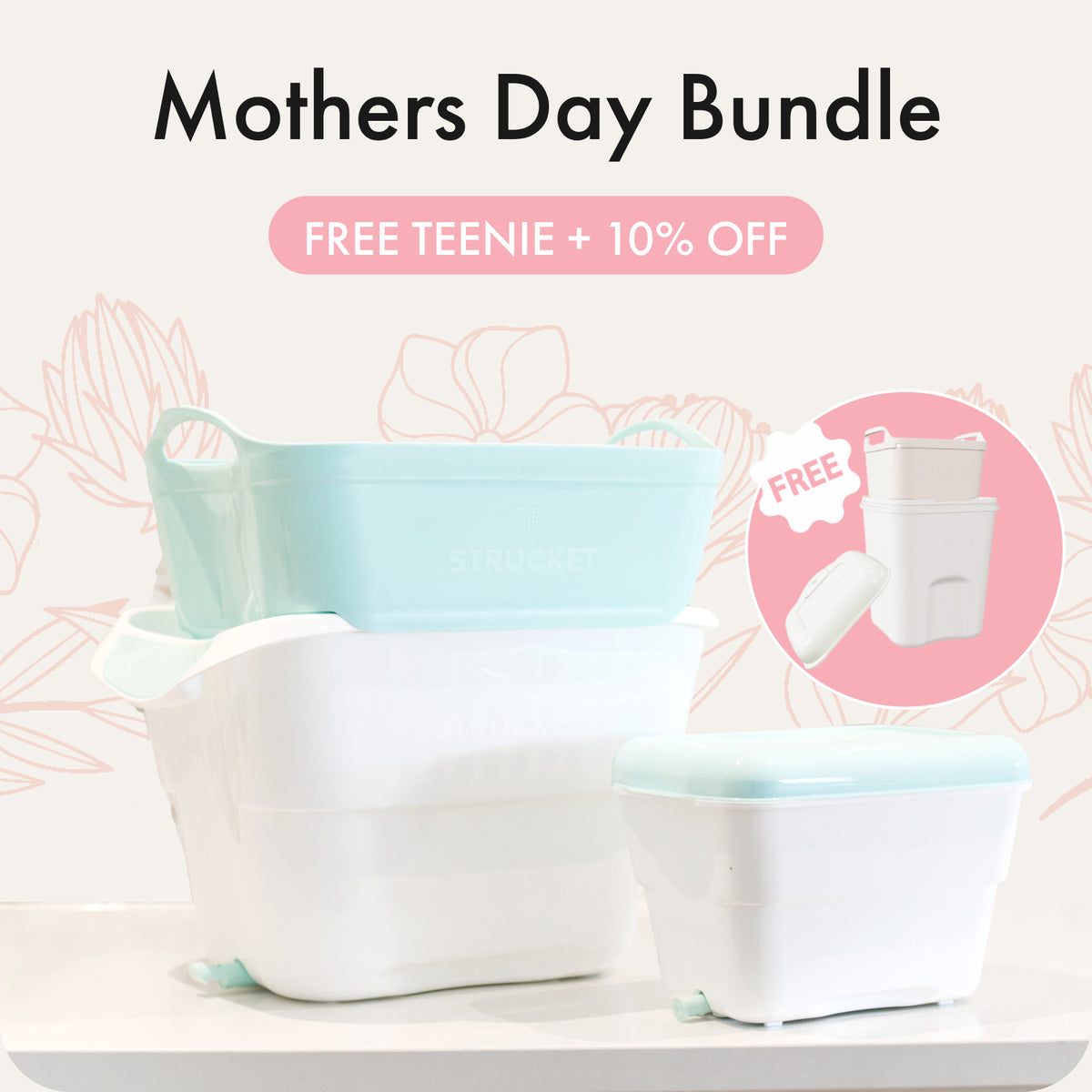 Mother's Day Bundle - 19L + Mini + FREE Teenie