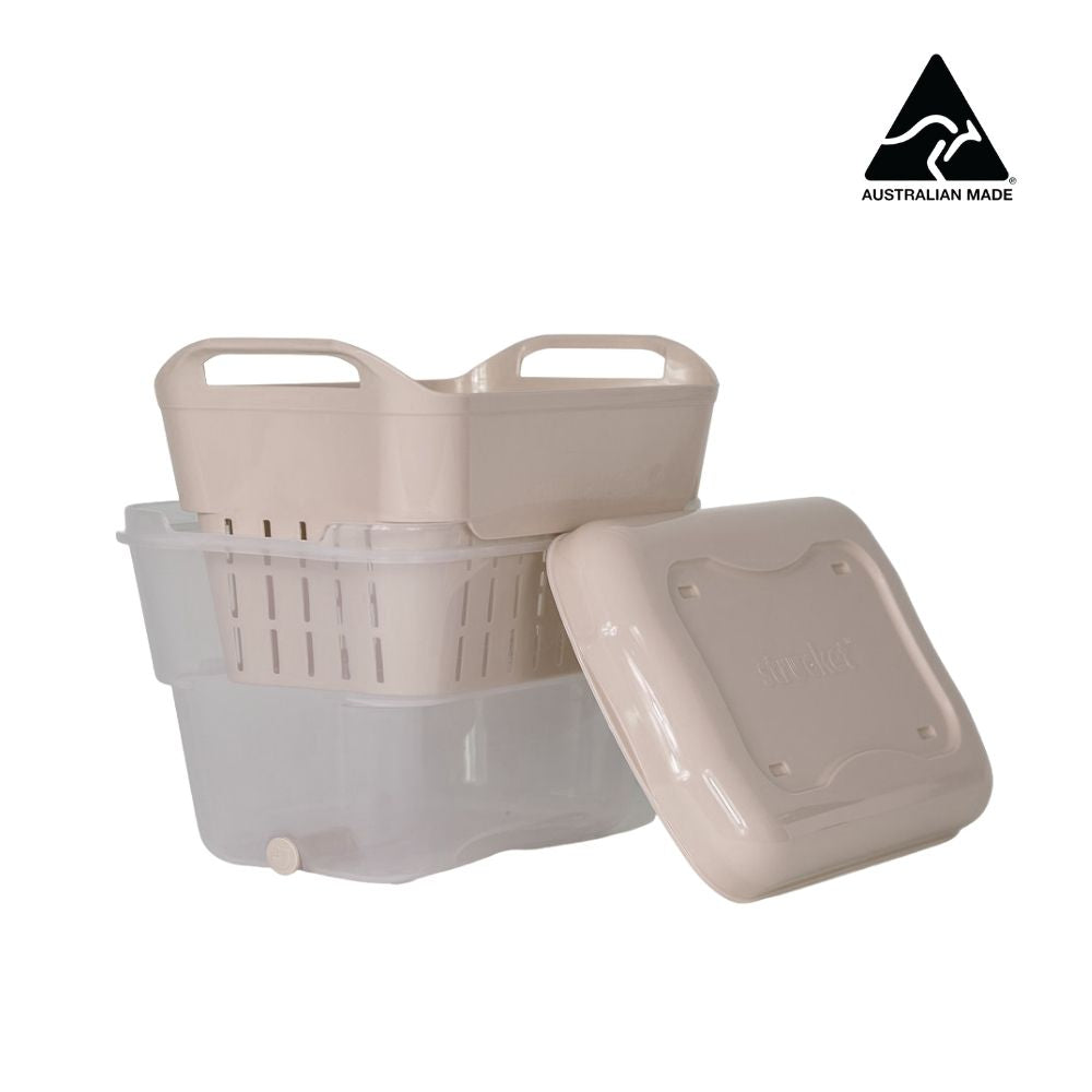 Strucket 4.5L Mini Strainer Bucket with Lid - Strucket