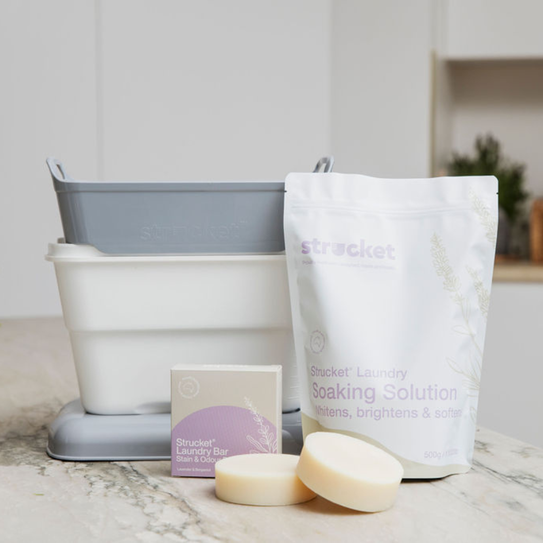Strucket Bundle - Mini + Laundry Bar + Soaking Solution - Strucket