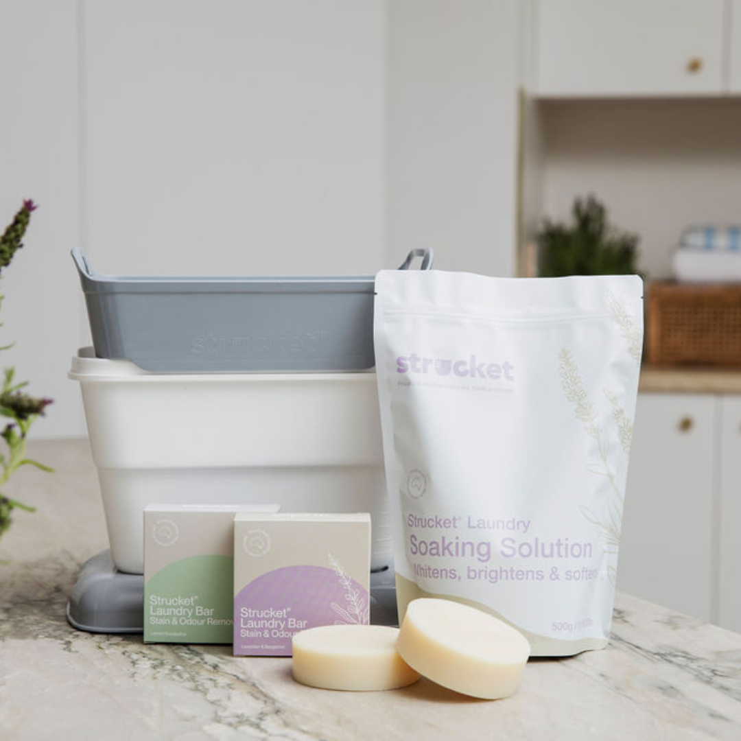 Strucket Bundle - Mini + Laundry Bar + Soaking Solution - Strucket