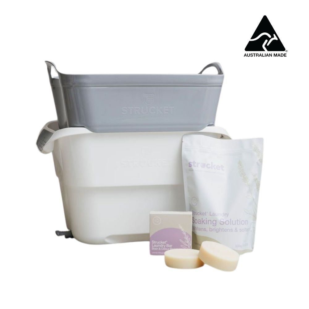 Strucket Bundle - 19L + Laundry Bar + Soaking Solution - Strucket
