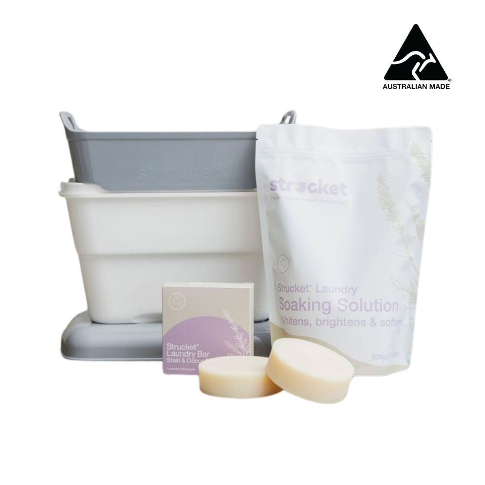 Strucket Bundle - Mini + Laundry Bar + Soaking Solution - Strucket