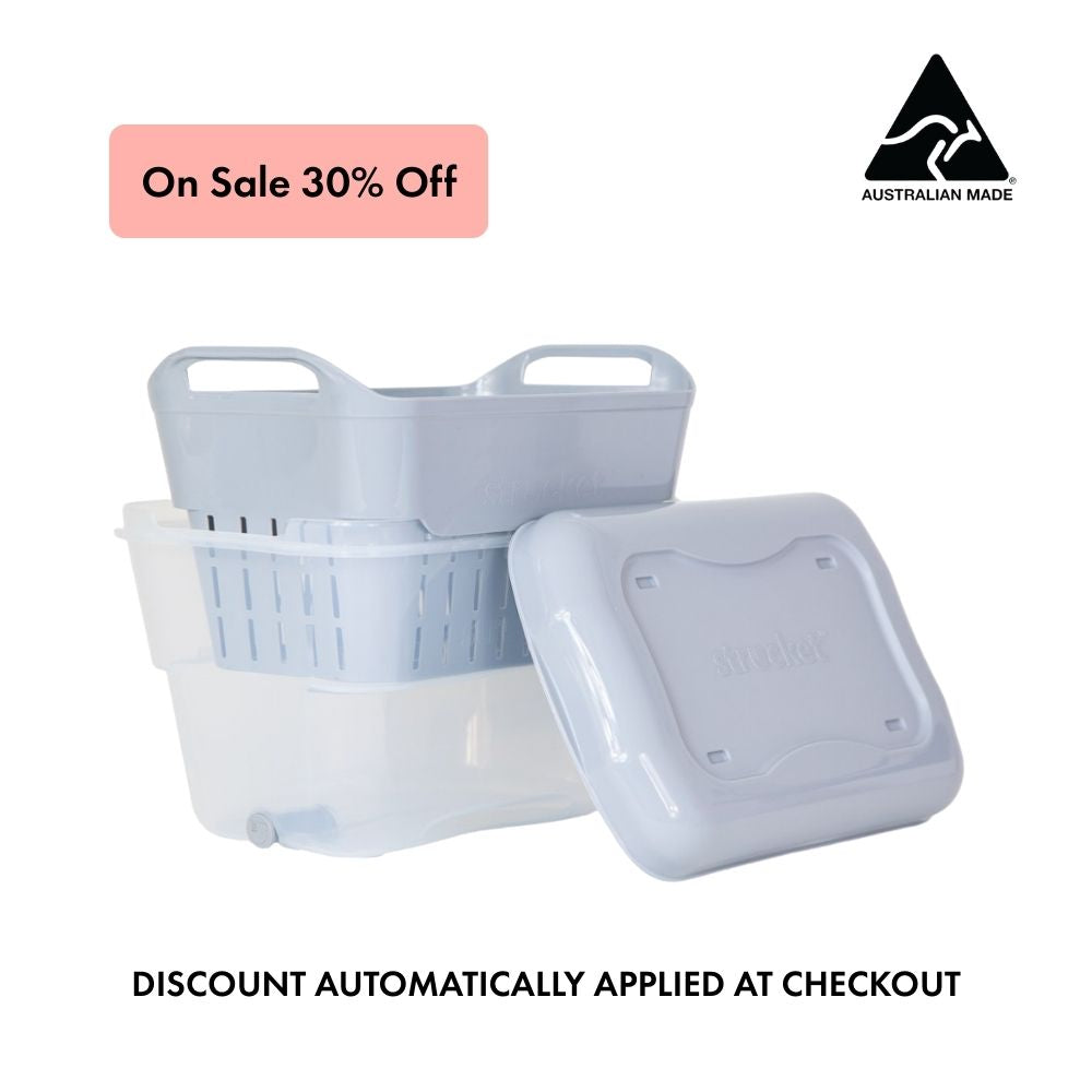 Strucket 4.5L Mini Strainer Bucket with Lid