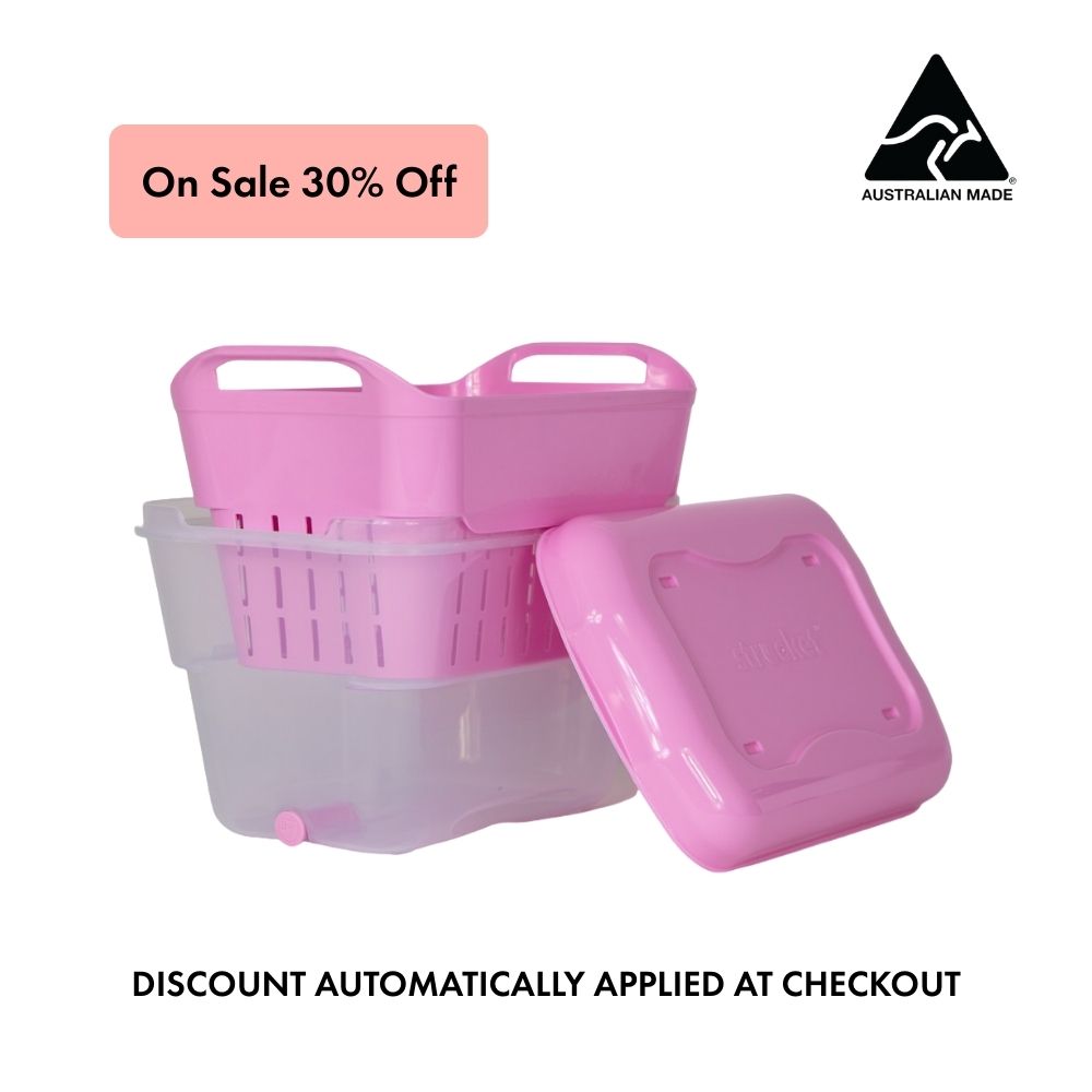 Strucket 4.5L Mini Strainer Bucket with Lid