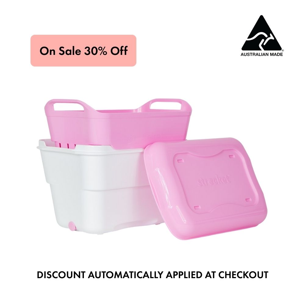 Strucket 4.5L Mini Strainer Bucket with Lid