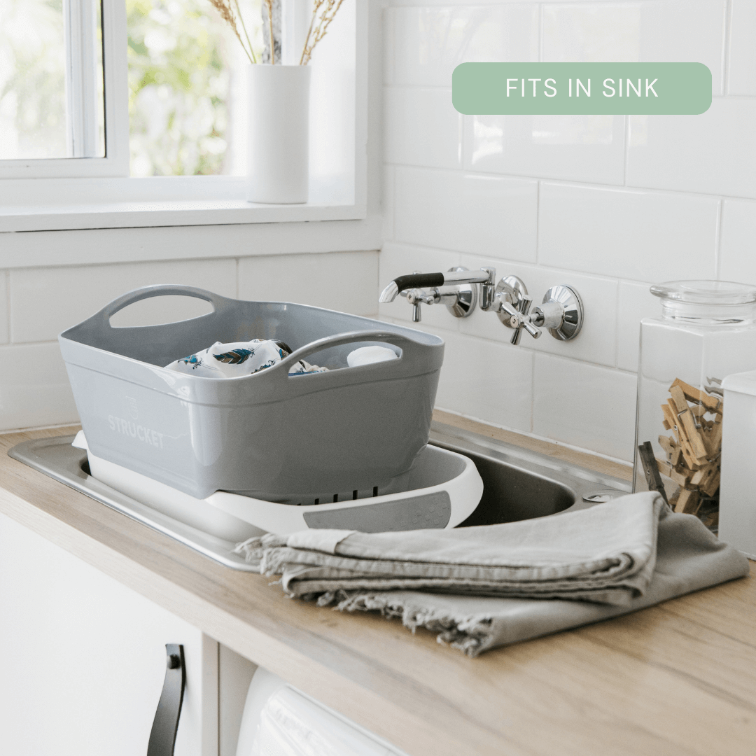 Versatile Strucket 19L bucket for kitchen, laundry, and household use,