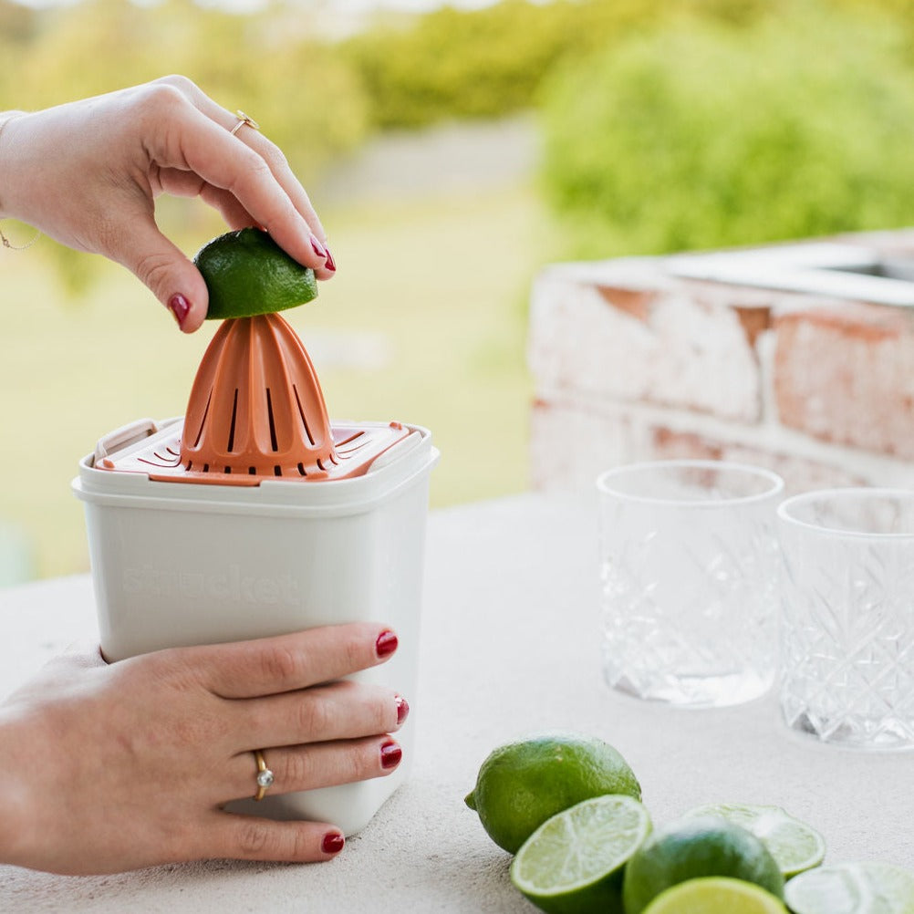 BPA-free Strucket Teenie Juicer for safe food prep