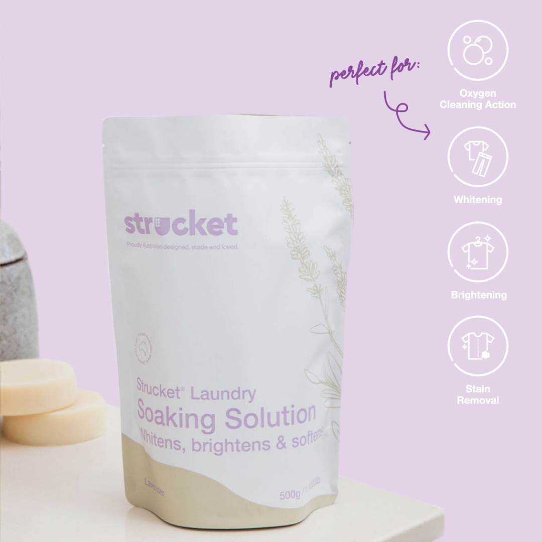 Strucket Bundle - Laundry Bar + Soaking Solution + FREE Scoop