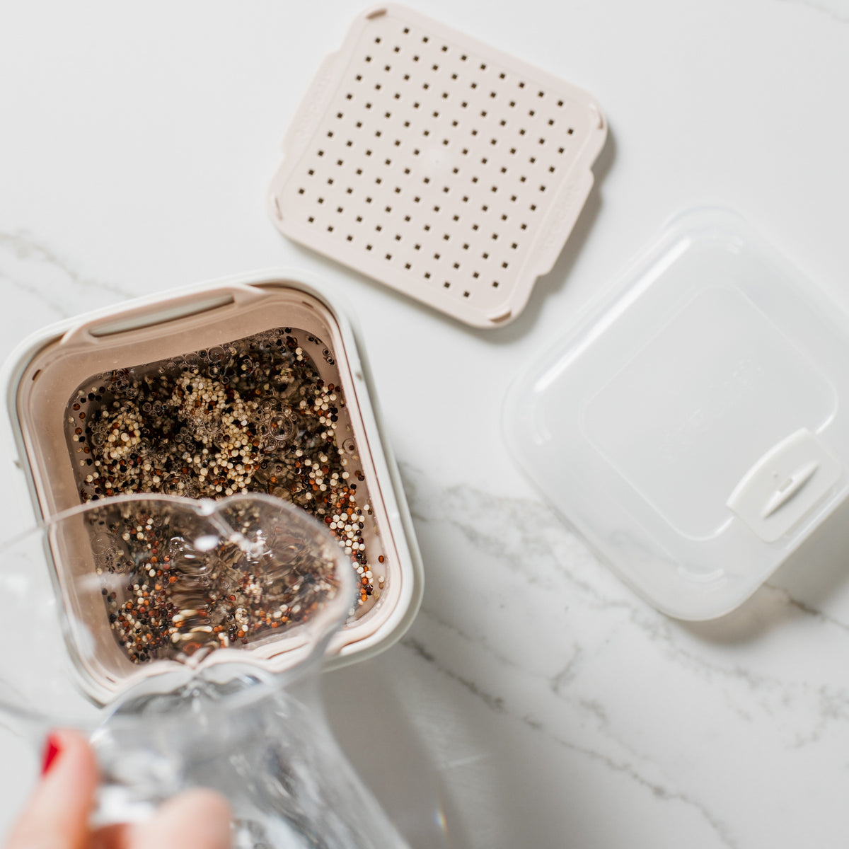 Strucket: Laundry Soaking Bucket | Strainer Draining Bucket