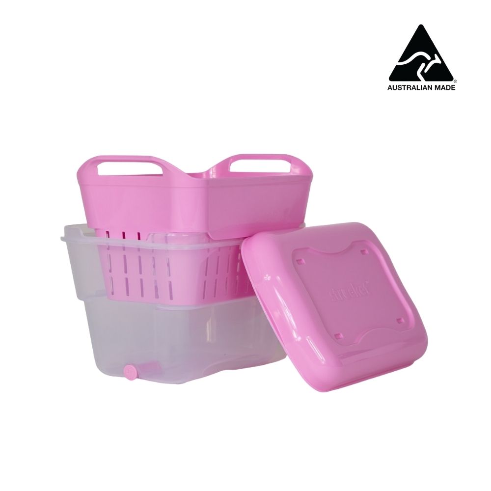 Strucket 4.5L Mini Strainer Bucket with Lid