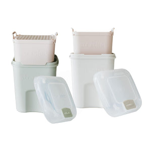 Strucket 2 x 1L Teenie Strainer Container Bundle