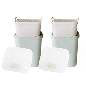 Strucket 1L Teenie Strainer Container 2x Light Green