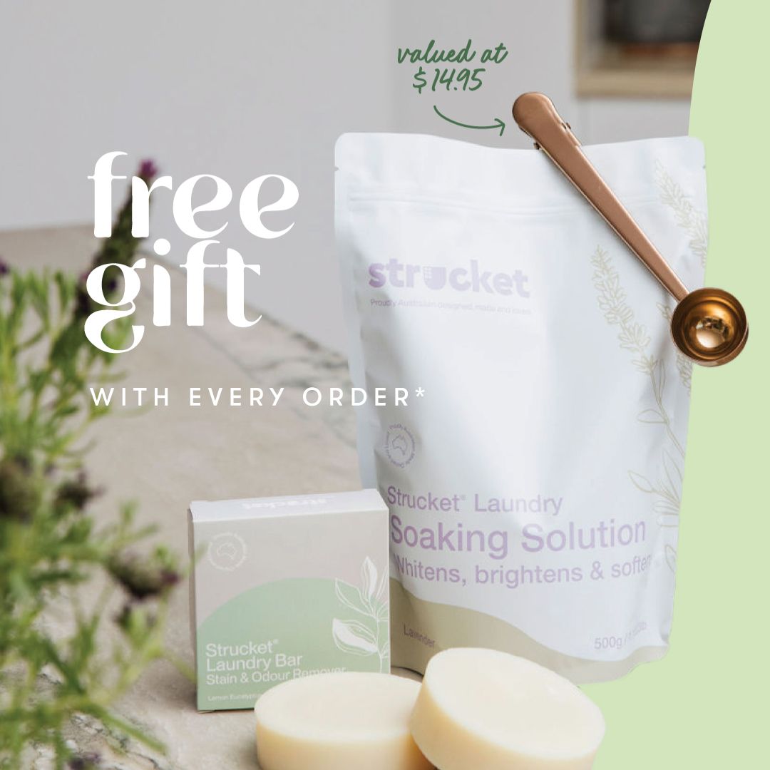 Strucket Bundle - Laundry Bar + Soaking Solution + FREE Laundry Scoop