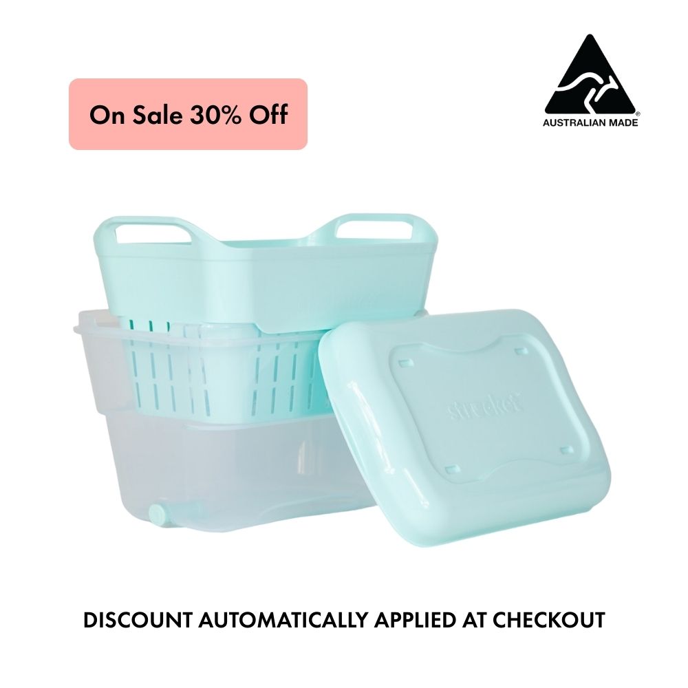 Strucket 4.5L Mini Strainer Bucket with Lid