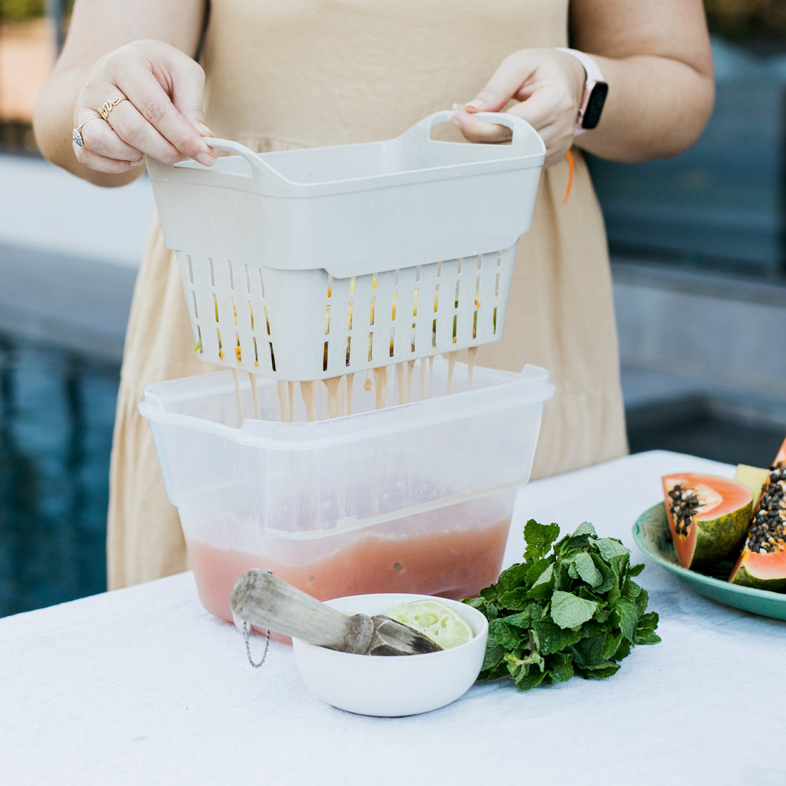 Spare Strainer - Strucket, color_Sand