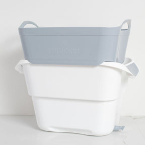 Strucket 19L bucket in sink for household cleaning in grey